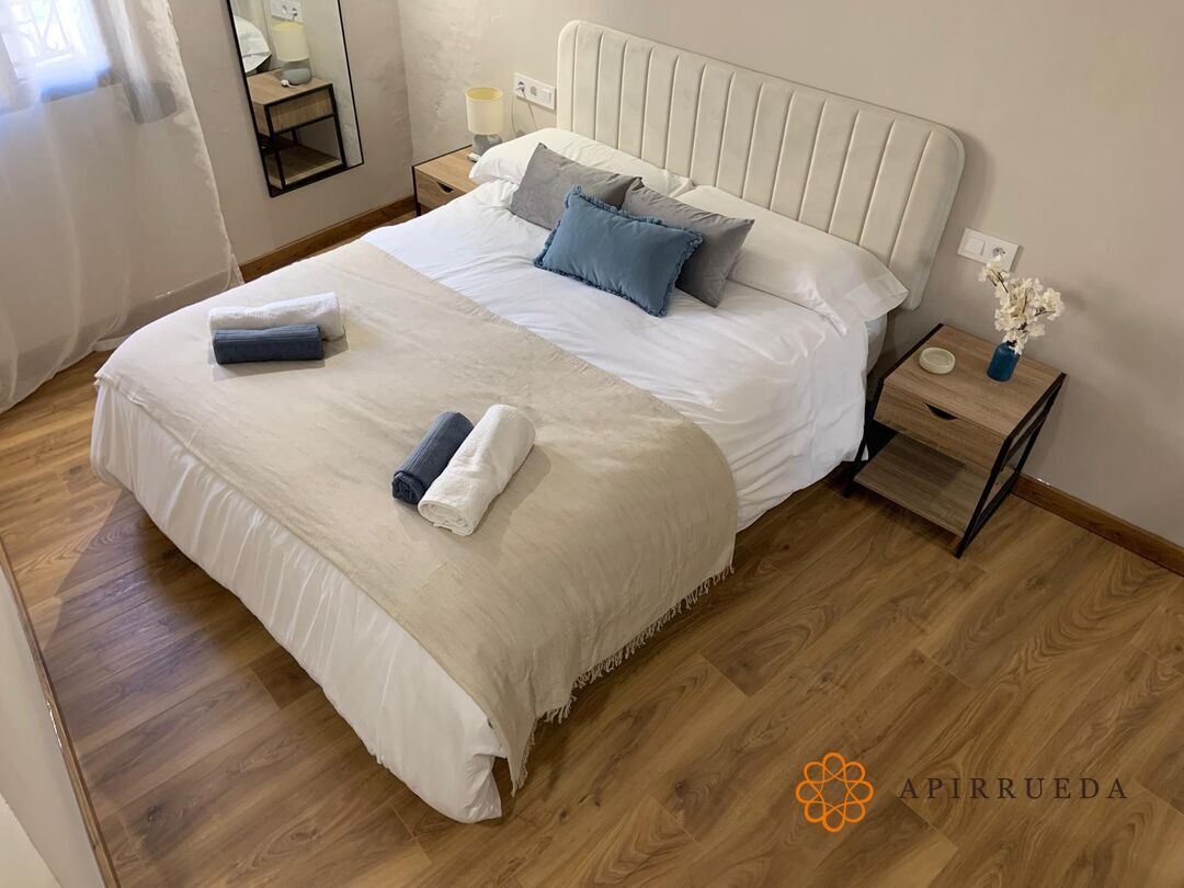 Bedroom of Houses for rent in Sástago  with Air Conditioner and Heating