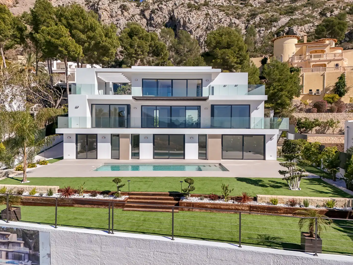 Vista exterior de Casa o chalet en venta en Altea con Aire acondicionado, Calefacción y Jardín privado