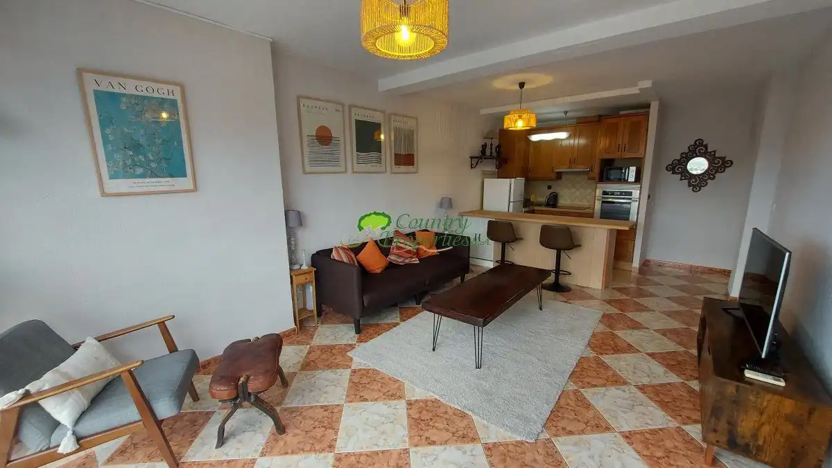 Sala de estar de Apartamento en venta en Almuñécar con Aire acondicionado y Piscina comunitaria