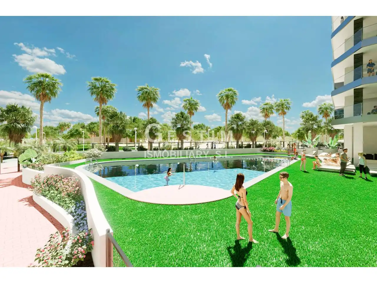 Schwimmbecken von Wohnung zum Verkauf in Cabanes mit Klimaanlage, Heizung und Terrasse