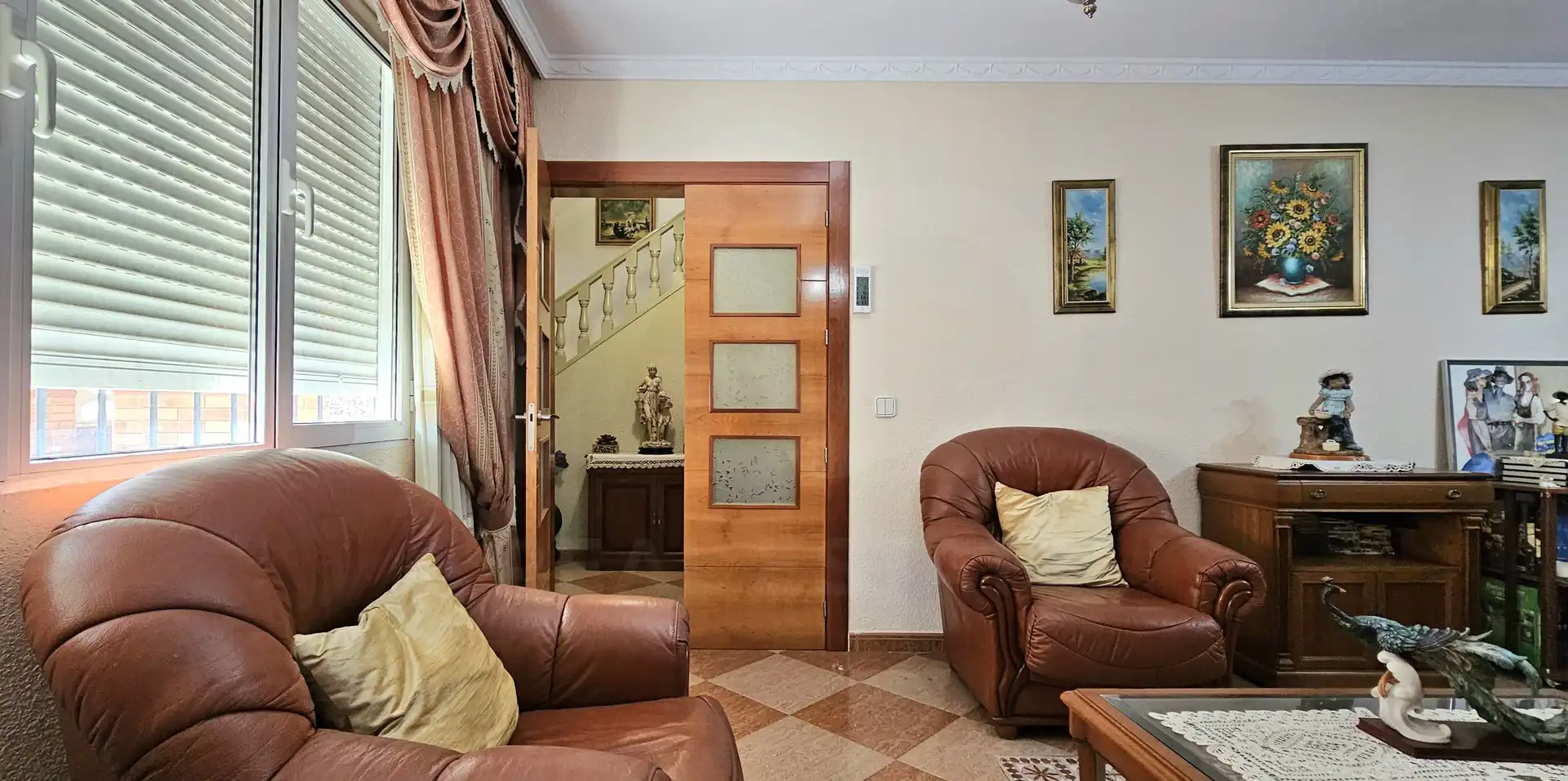 Living room of Houses for sale in Roquetas de Mar  with Air Conditioner, Heating and Terrace