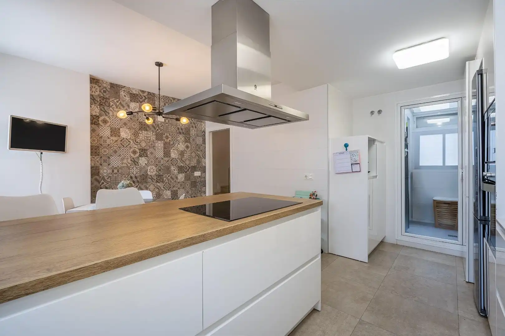 Cocina de Casa adosada en venta en Granada con Jardín privado y Balcón