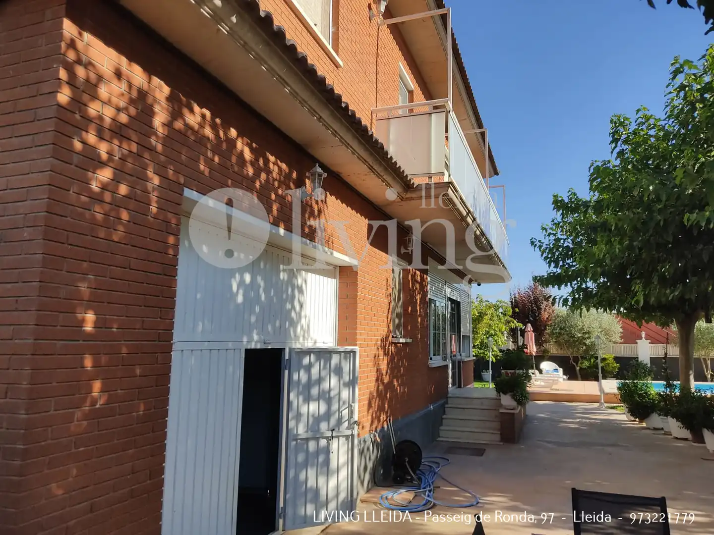 Exterior view of Houses for sale in Bell-lloc d'Urgell  with Heating, Private garden and Terrace