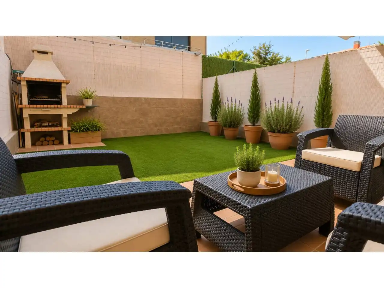 Terraza de Casa o chalet en venta en Sarrià de Ter con Aire acondicionado, Calefacción y Jardín privado