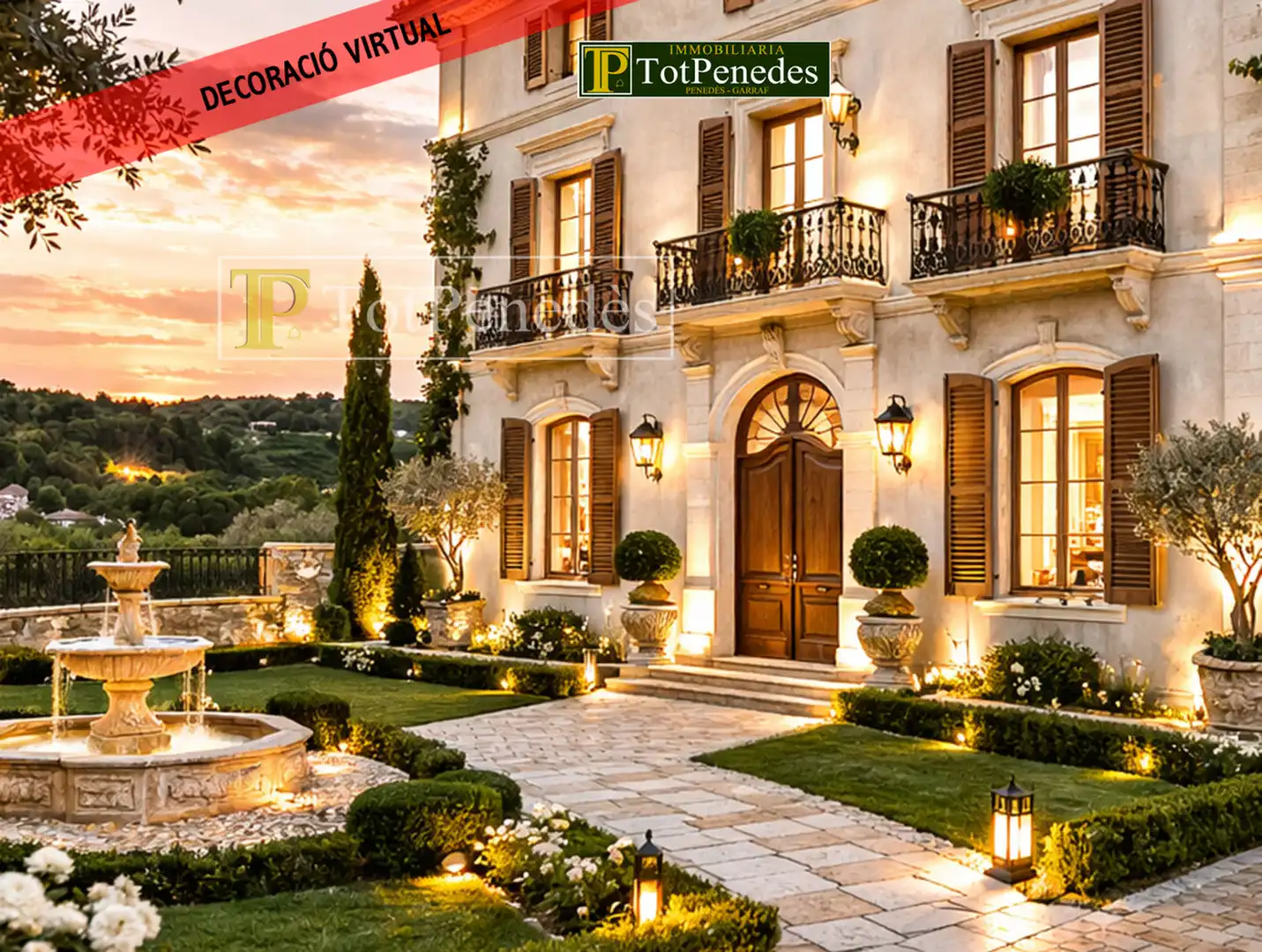Jardín de Finca rústica en venta en Subirats