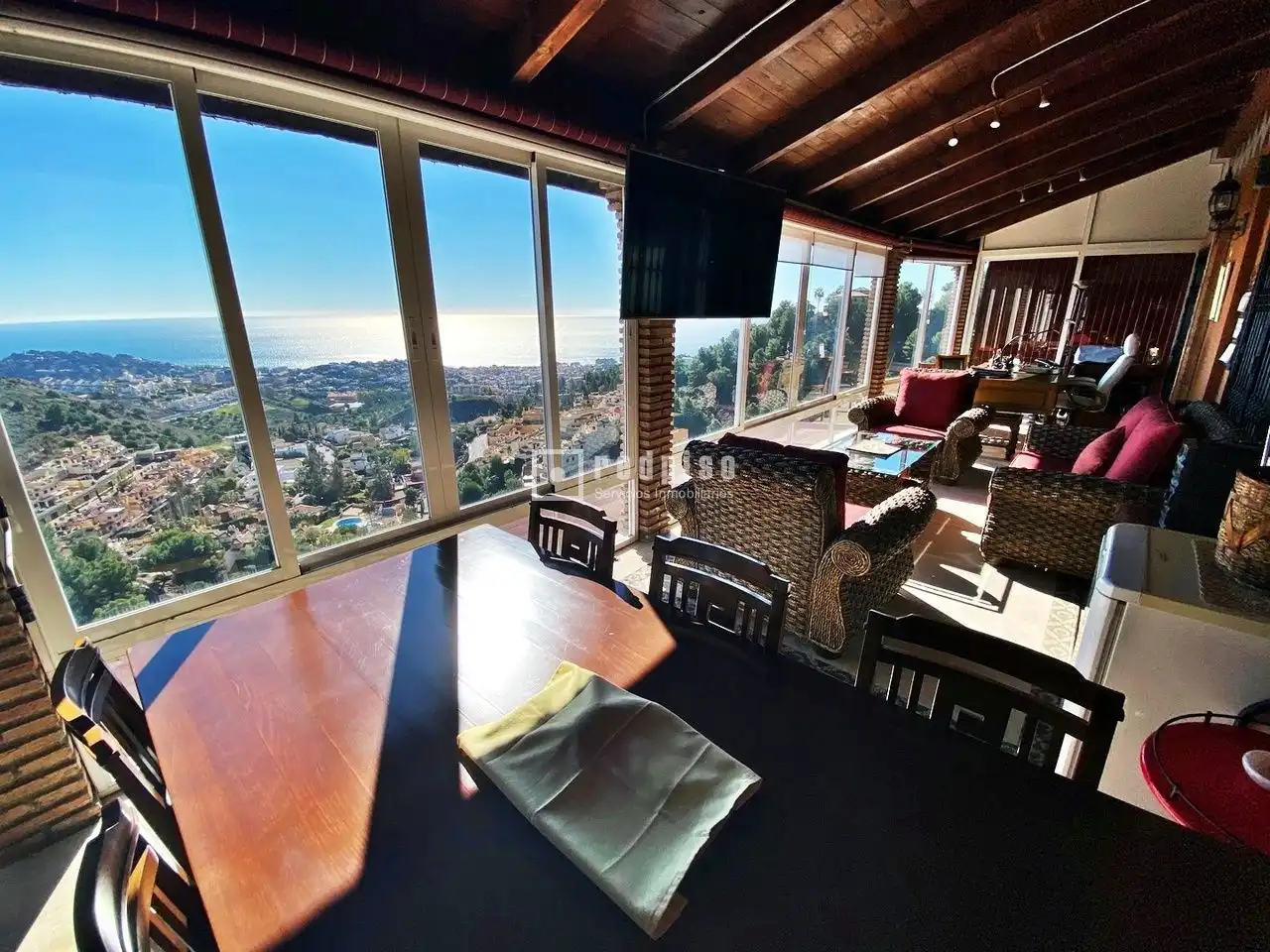 Dining room of Houses for rent in Málaga  with Air Conditioner, Heating and Private garden