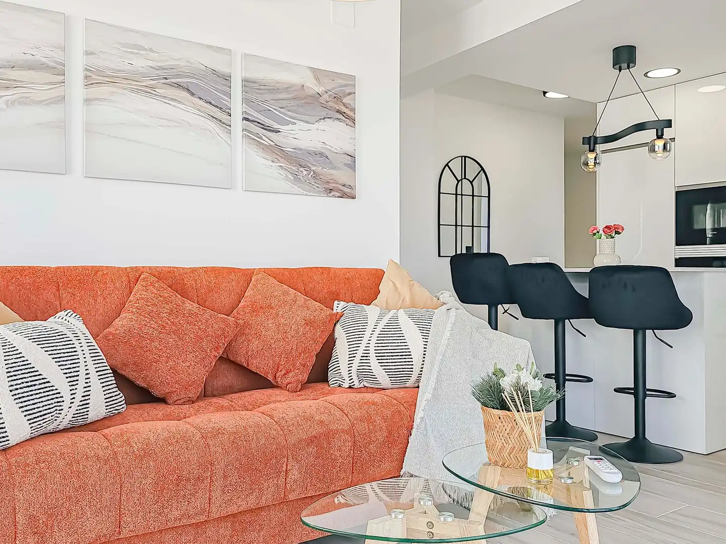 Sala d'estar de Apartament en venda en Centro
