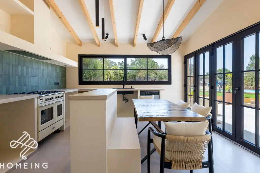 Kitchen of Country homes for rent in Llucmajor  with Air Conditioner, Private garden and Swimming Pool