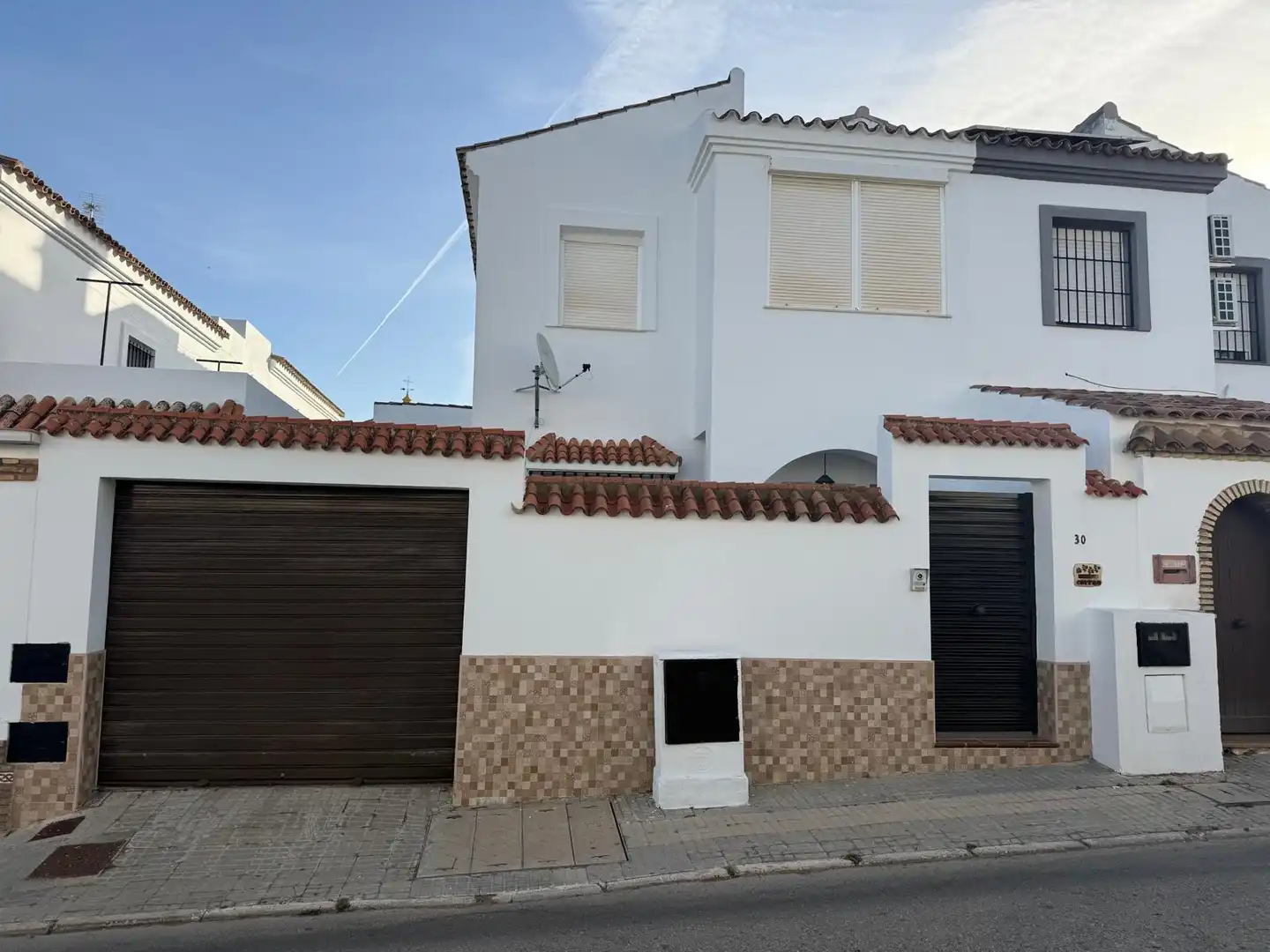 Vista exterior de Casa adosada en venta en Chiclana de la Frontera