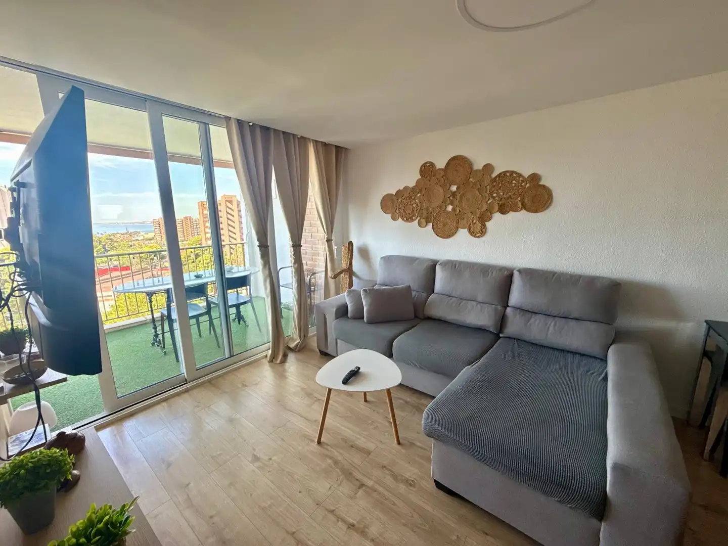 Living room of Flat for rent in Alicante / Alacant  with Furnished