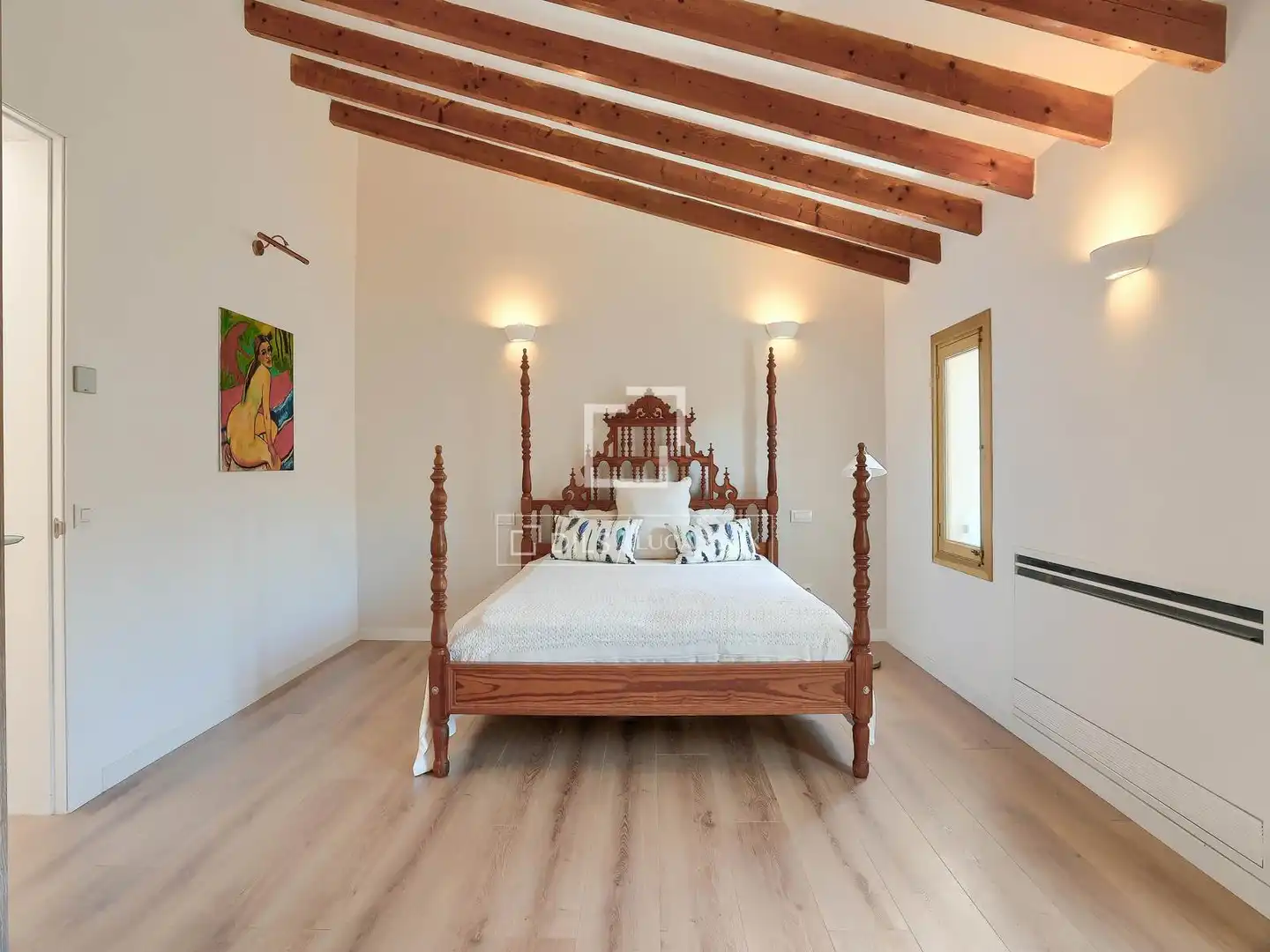 Bedroom of Houses for sale in Llubí  with Air Conditioner and Swimming Pool