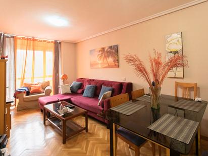 Living room of Flat for sale in  Madrid Capital  with Air Conditioner, Heating and Parquet flooring