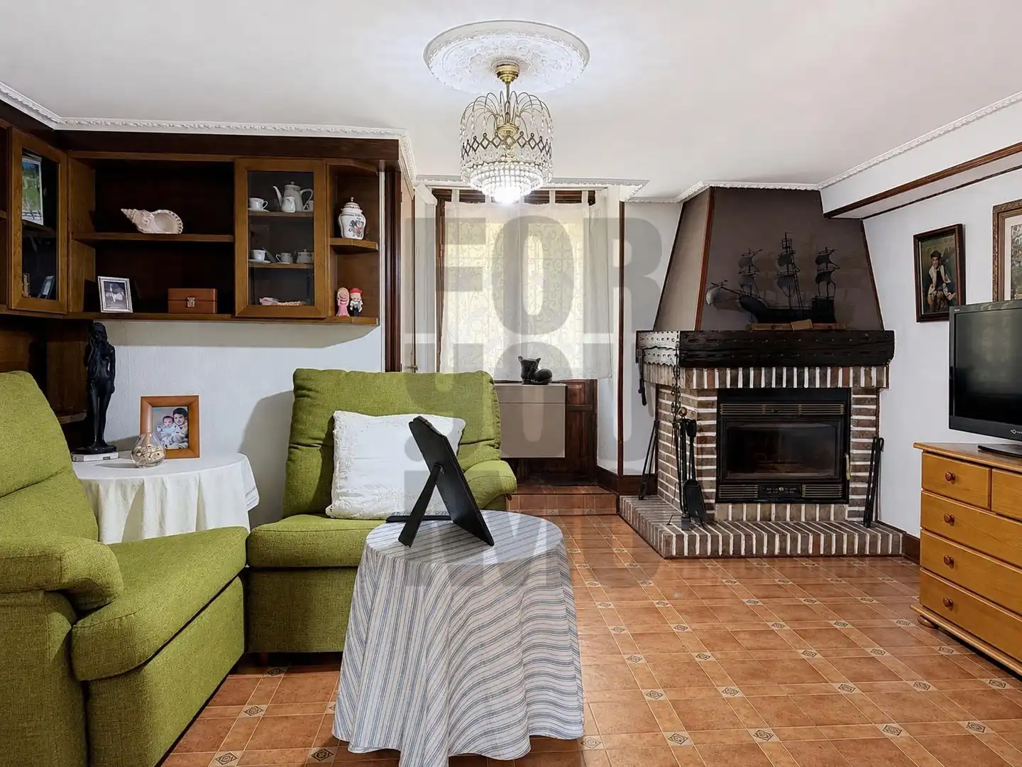 Sala de estar de Casa o chalet en venta en Hernani con Terraza, Trastero y Balcón