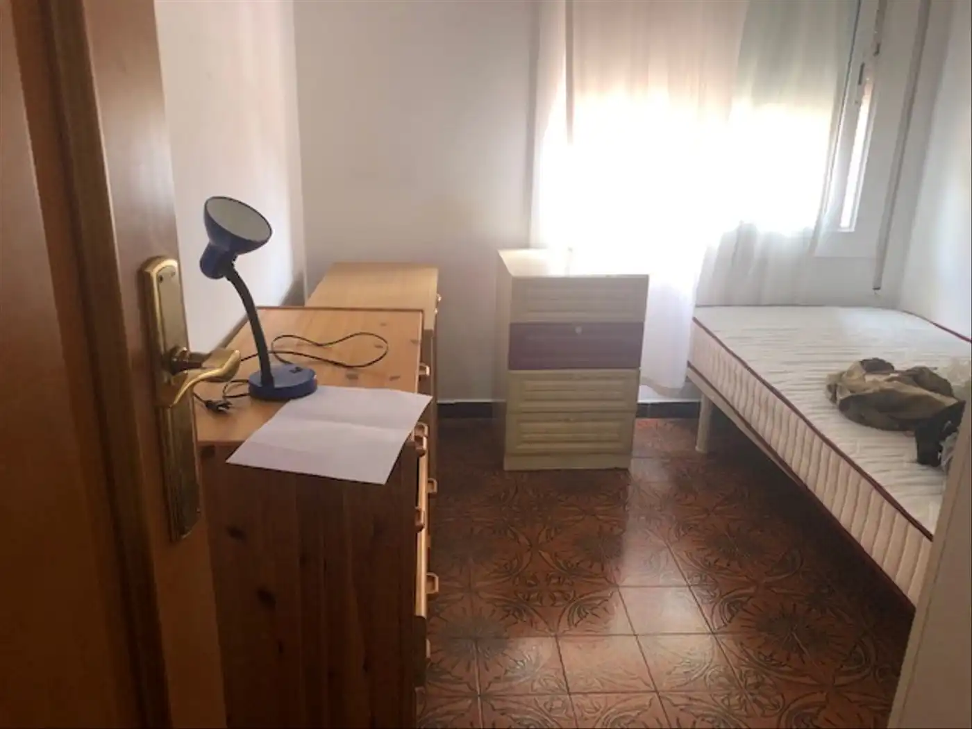 Bedroom of Flat for rent in Barcelona  with Terrace, Furnished and Oven