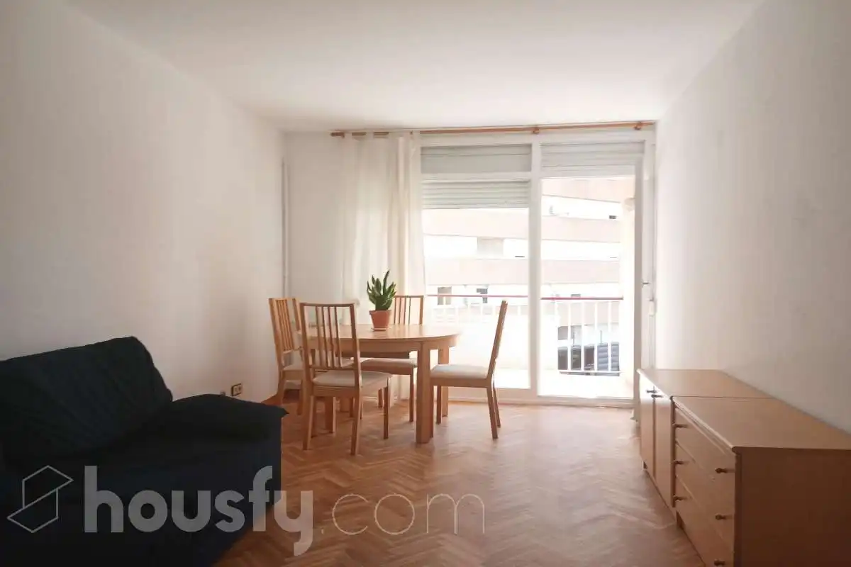 Sala d'estar de Pis de lloguer en Les Corts