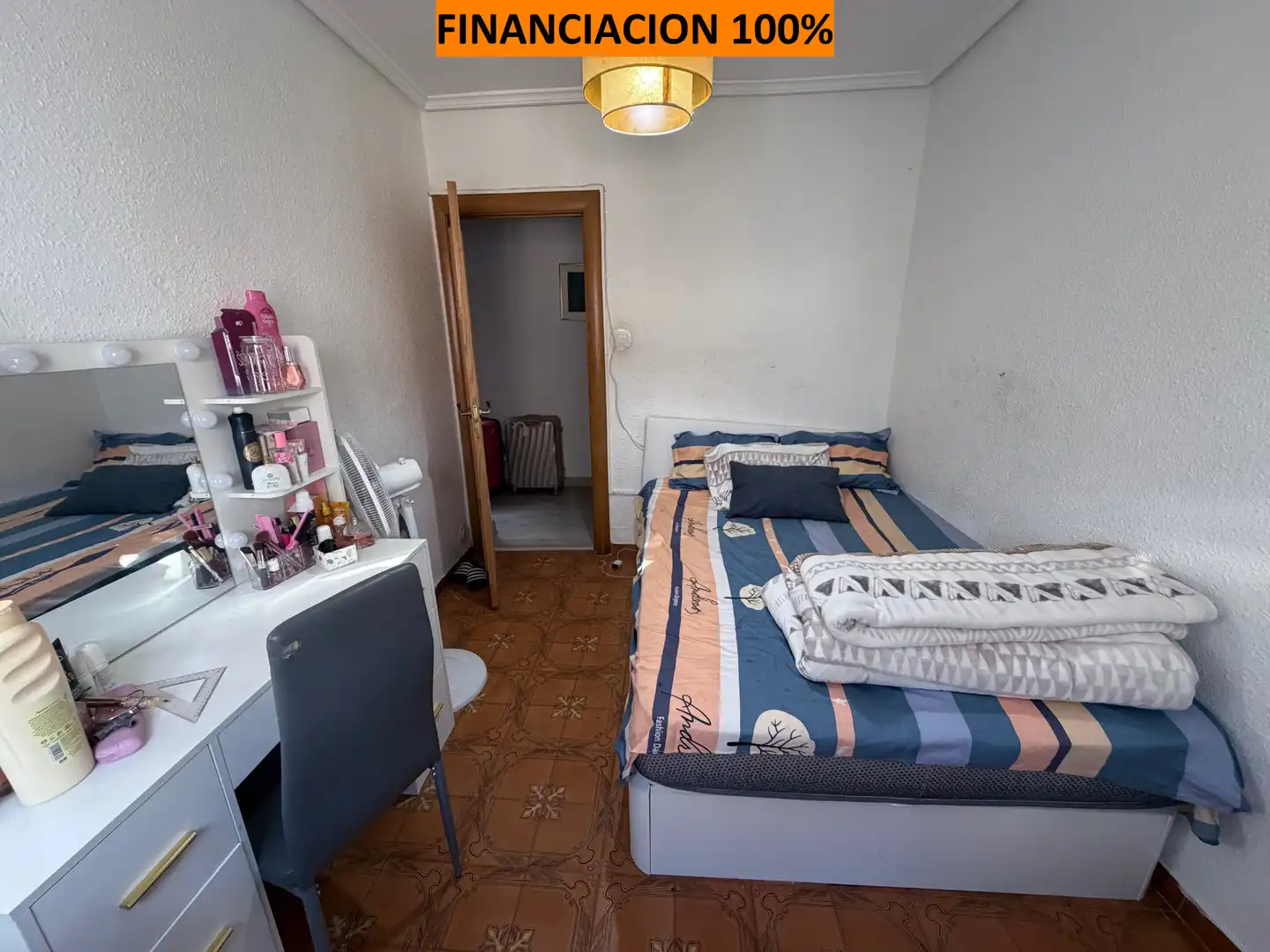 Bedroom of Flat for sale in Zaragoza  with Heating, Terrace and Balcony