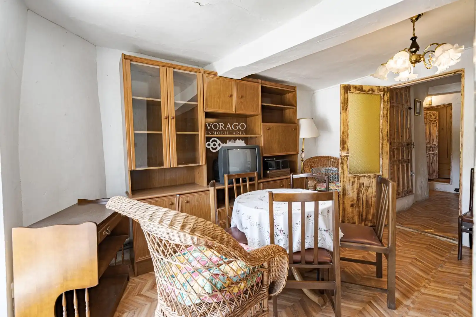 Sala de estar de Finca rústica en venta en Irueste