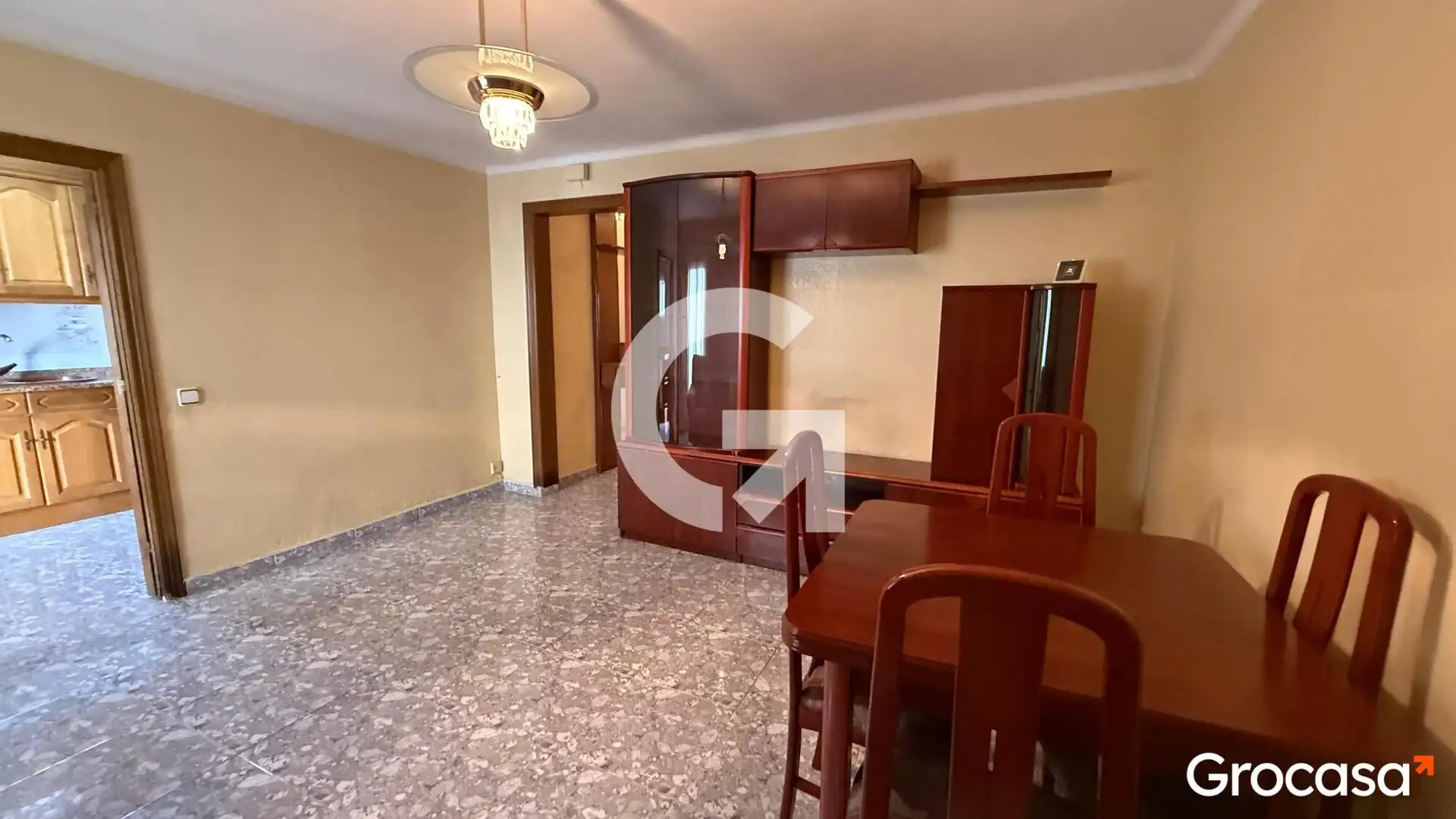 Dining room of Flat for sale in Mataró  with Air Conditioner, Terrace and Oven