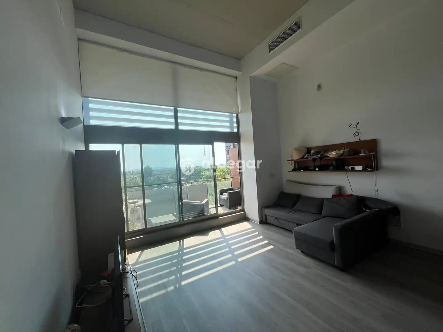 Wohnzimmer von Wohnung zur Miete in Valencia mit Klimaanlage, Terrasse und Schwimmbad