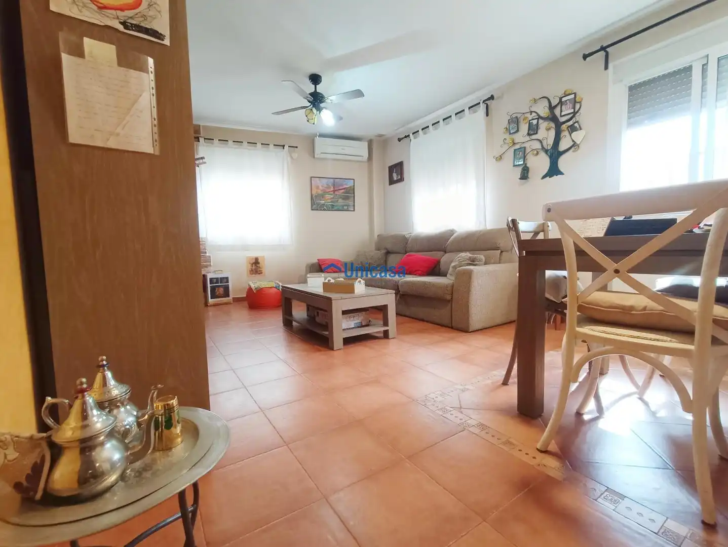 Sala de estar de Piso en venta en Málaga con Calefacción y Terraza