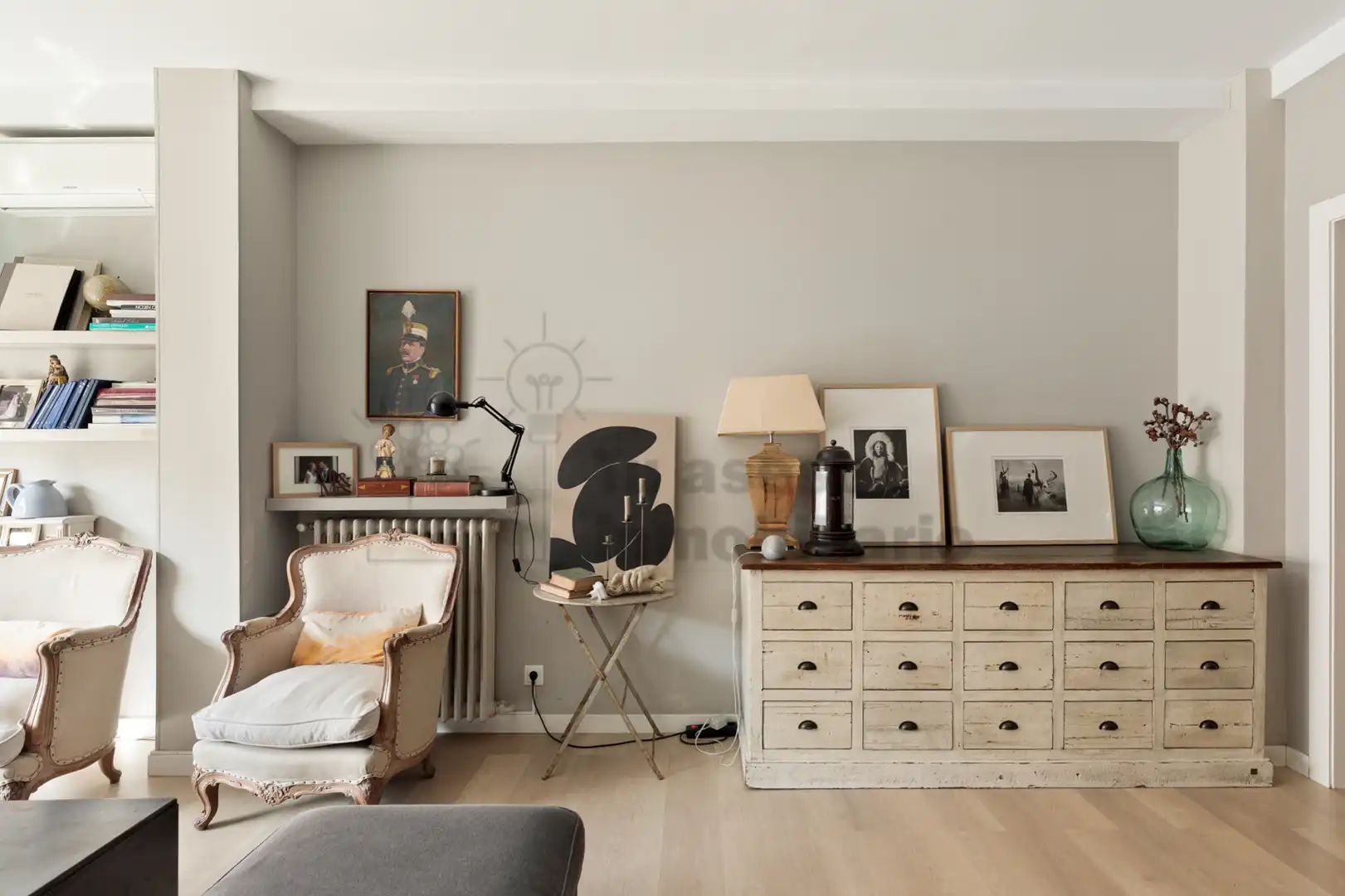 Sala de estar de Piso en venta en Barcelona con Aire acondicionado, Calefacción y Parquet