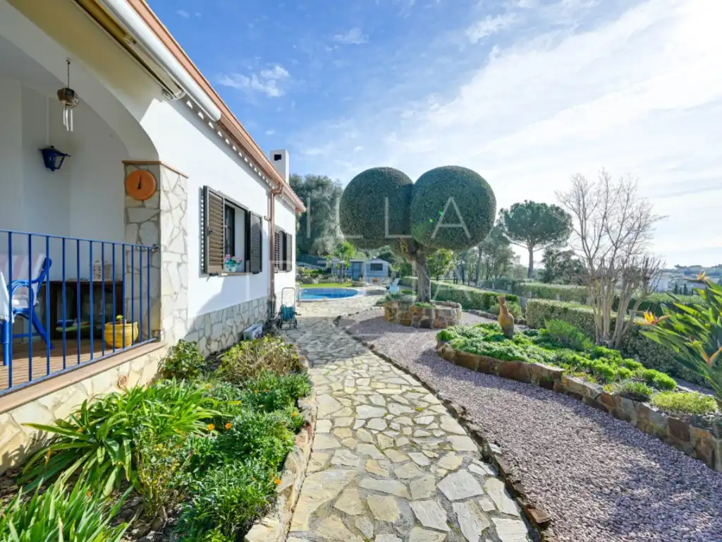 Vista exterior de Casa o chalet en venta en Calonge i Sant Antoni con Calefacción, Jardín privado y Piscina