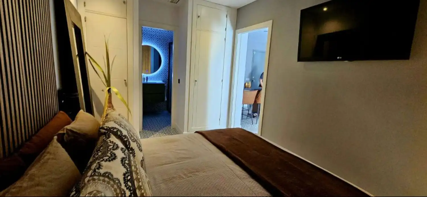 Bedroom of Flat for rent in Málaga  with Heating and Furnished