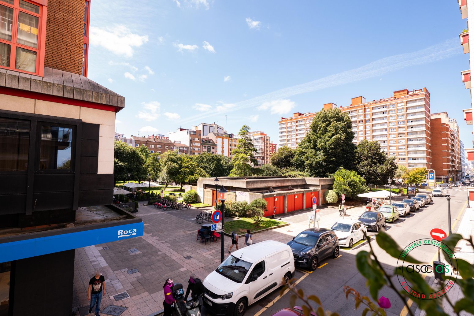 Exterior view of Flat for sale in Gijón   with Heating, Parquet flooring and Terrace