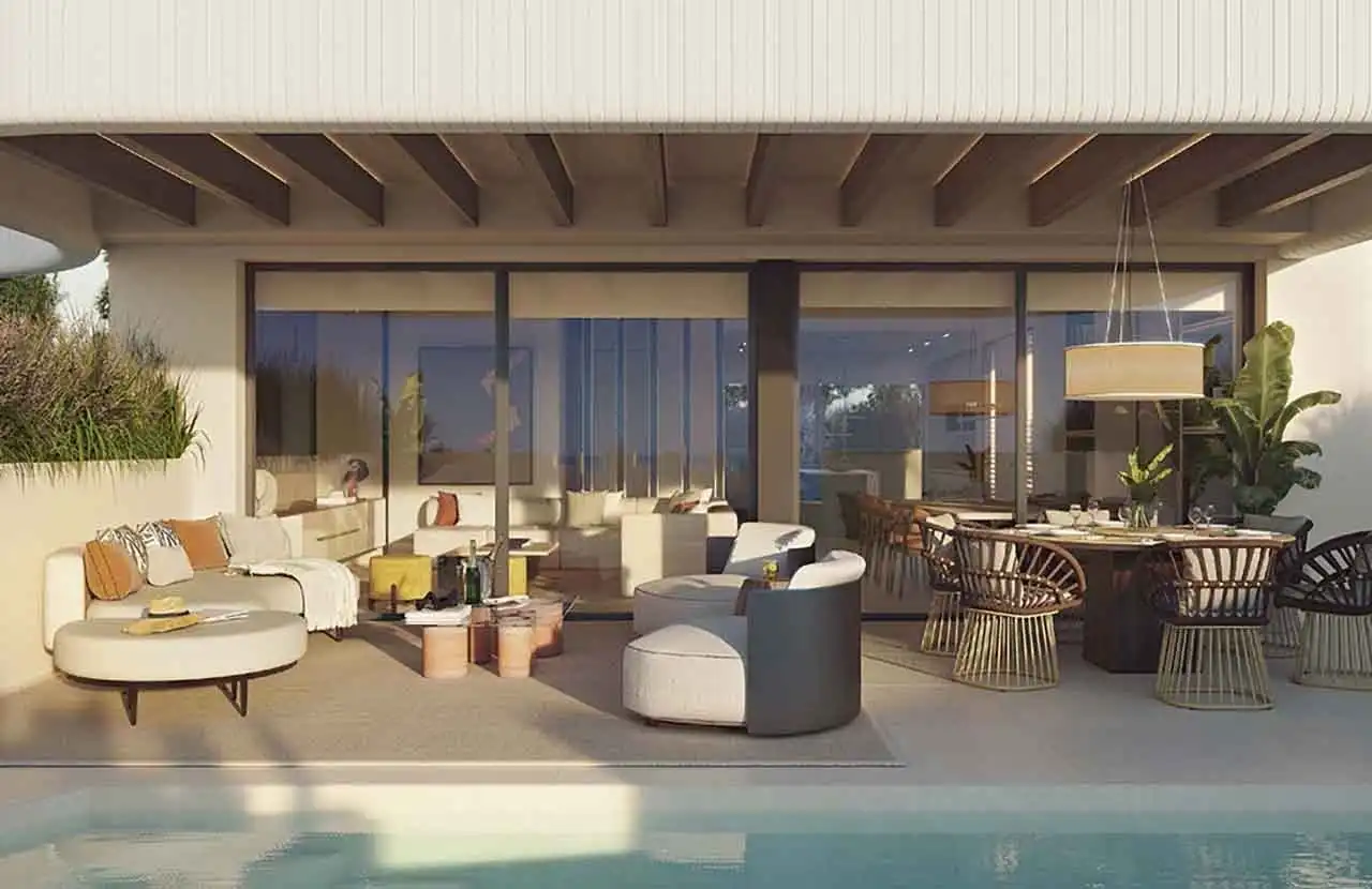 Terraza de Planta baja en venta en Marbella con Aire acondicionado, Calefacción y Jardín privado