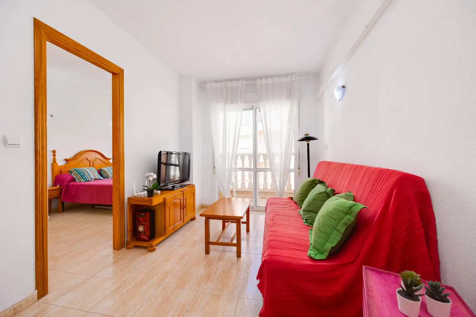 Living room of Apartments for sale in Torrevieja  with Air Conditioner, Terrace and Furnished