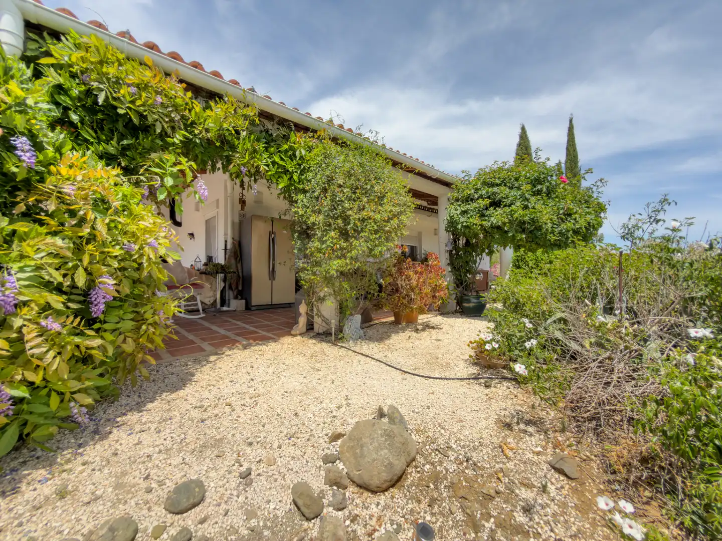 Jardín de Finca rústica en venta en Coín con Aire acondicionado, Trastero y Piscina