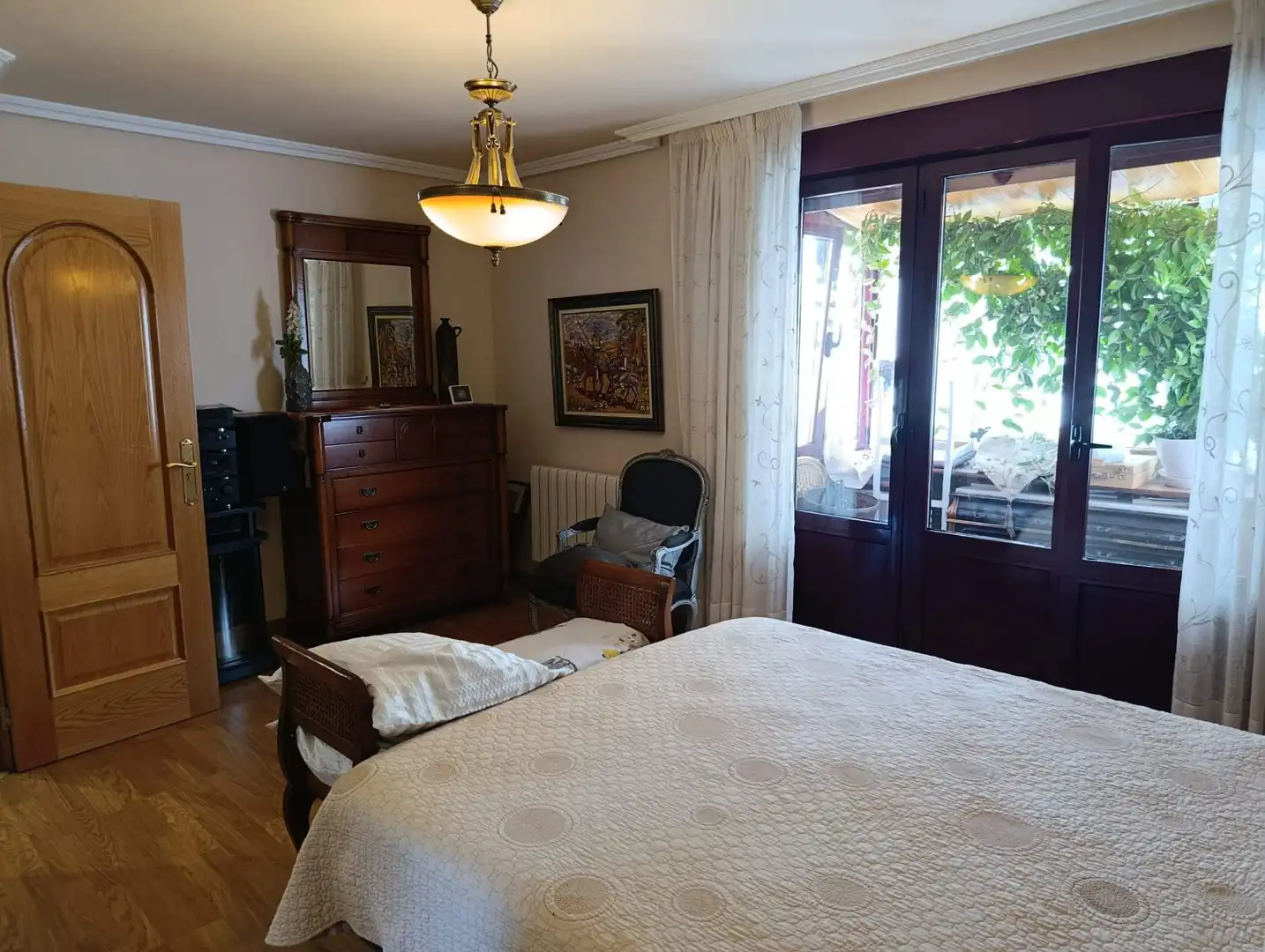 Dormitori de Casa o xalet en venda en San Andrés del Rabanedo amb Calefacció, Jardí privat i Terrassa
