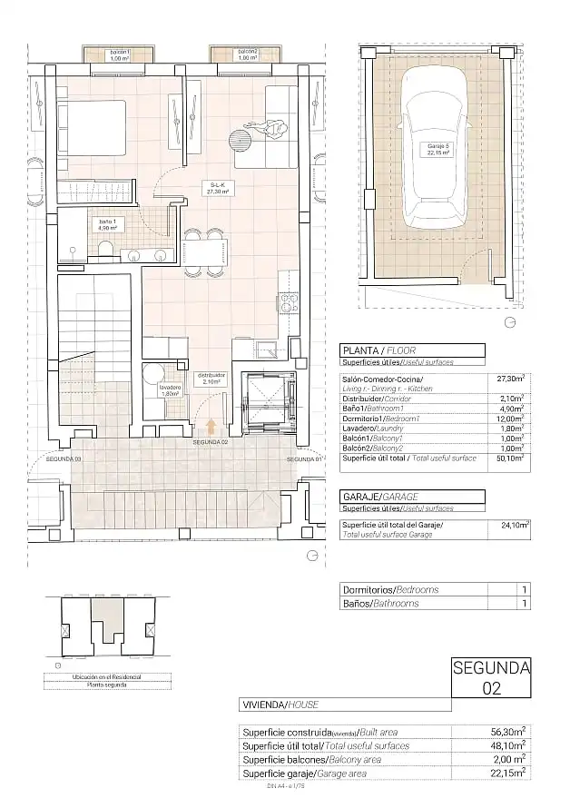 Apartment with terrace for sale in Hondón de las Nieves / El Fondó de les Neus, imagen 7