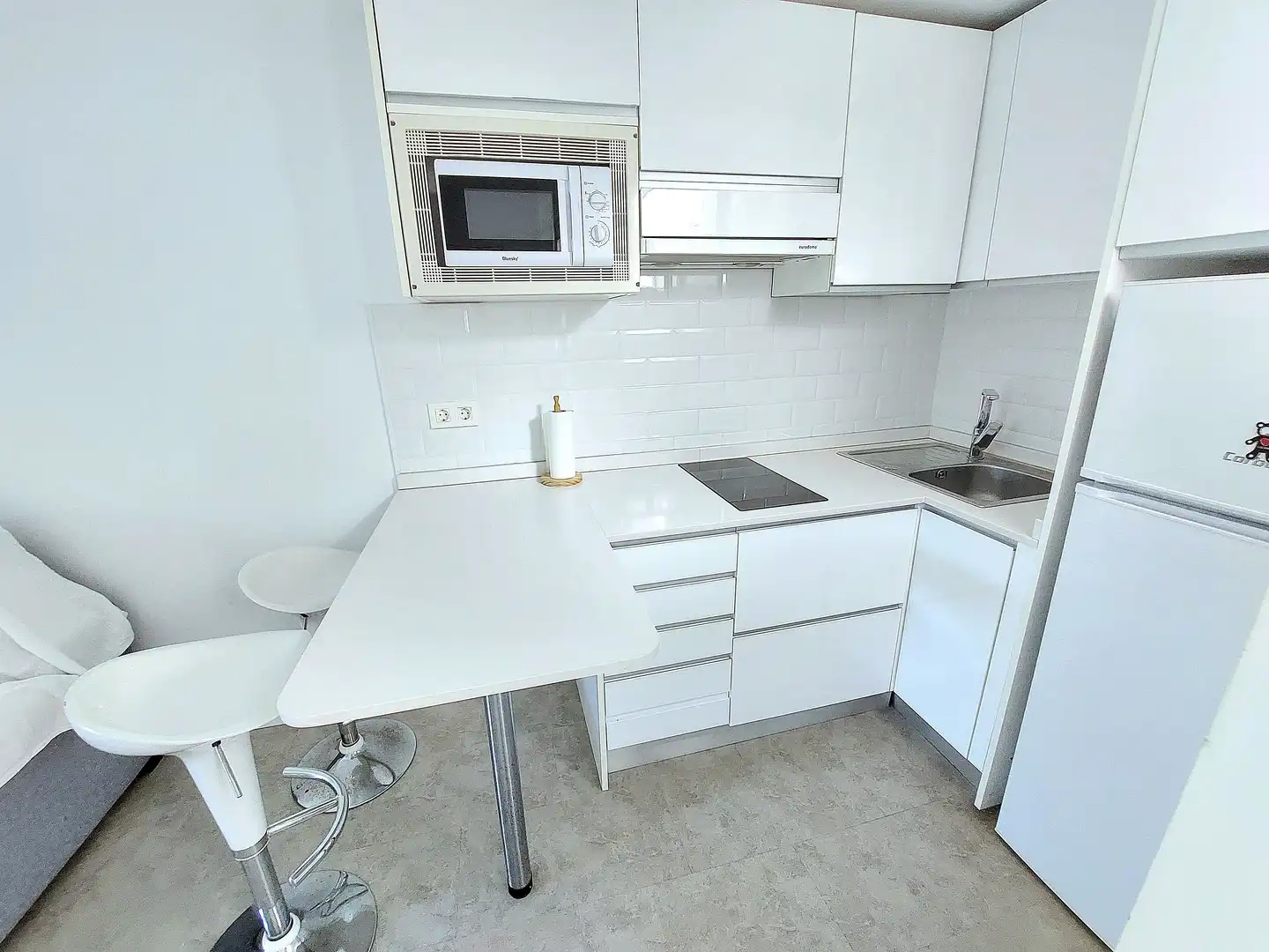 Cocina de Dúplex de alquiler en San Bartolomé de Tirajana con Jardín privado, Terraza y Piscina