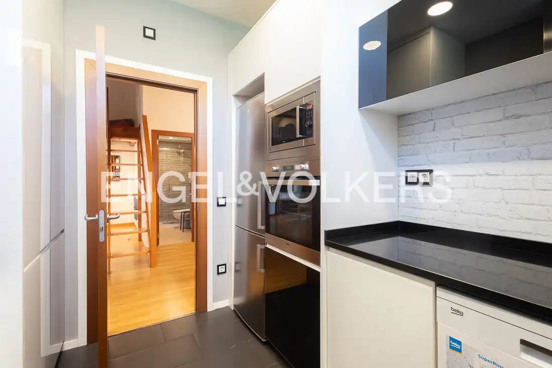 Cocina de Ático de alquiler en Encamp con Calefacción, Parquet y Amueblado