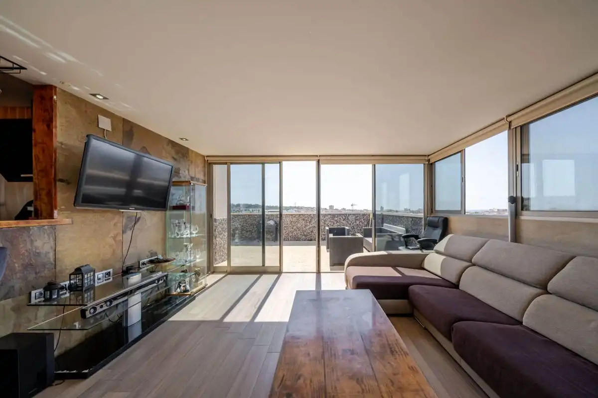 Sala d'estar de Dúplex en venda en Santa Pola amb Aire condicionat, Calefacció i Traster