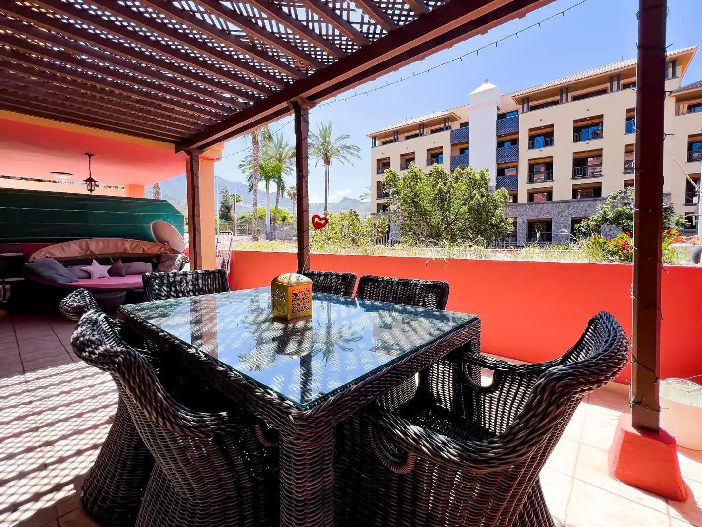 Terrasse von Wohnungen zum Verkauf in Adeje mit Klimaanlage, Terrasse und Möbliert