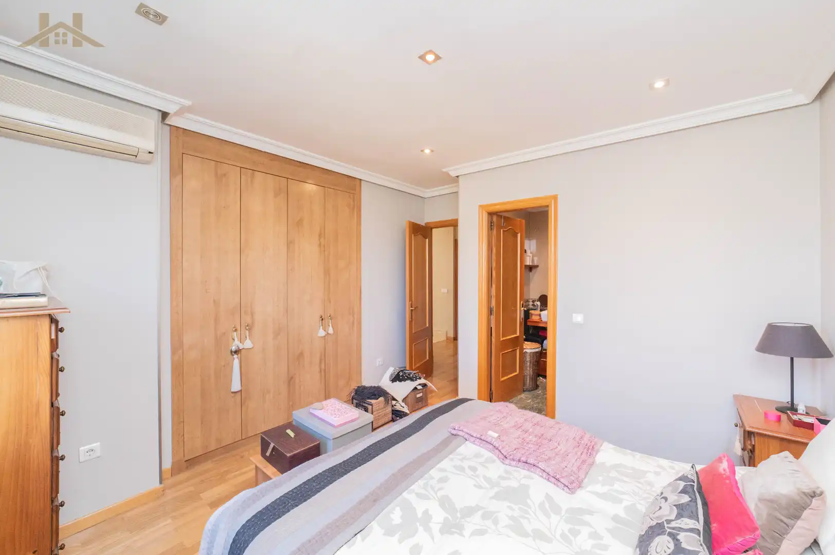 Bedroom of Detached homes for sale in Arroyomolinos (Madrid)  with Air Conditioner, Heating and Private garden