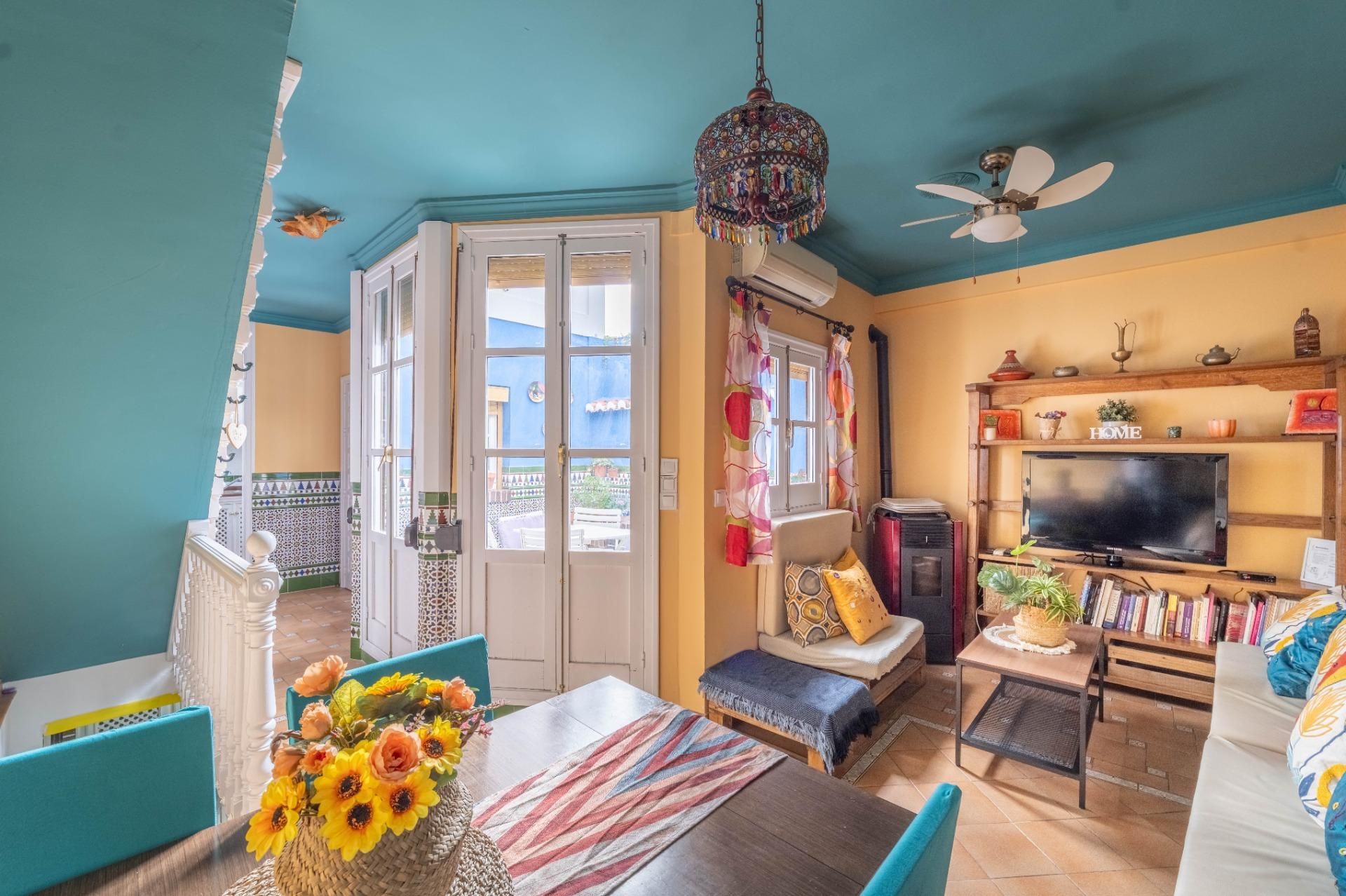 Menjador de Casa adosada en venda en  Granada Capital amb Aire condicionat, Calefacció i Balcó