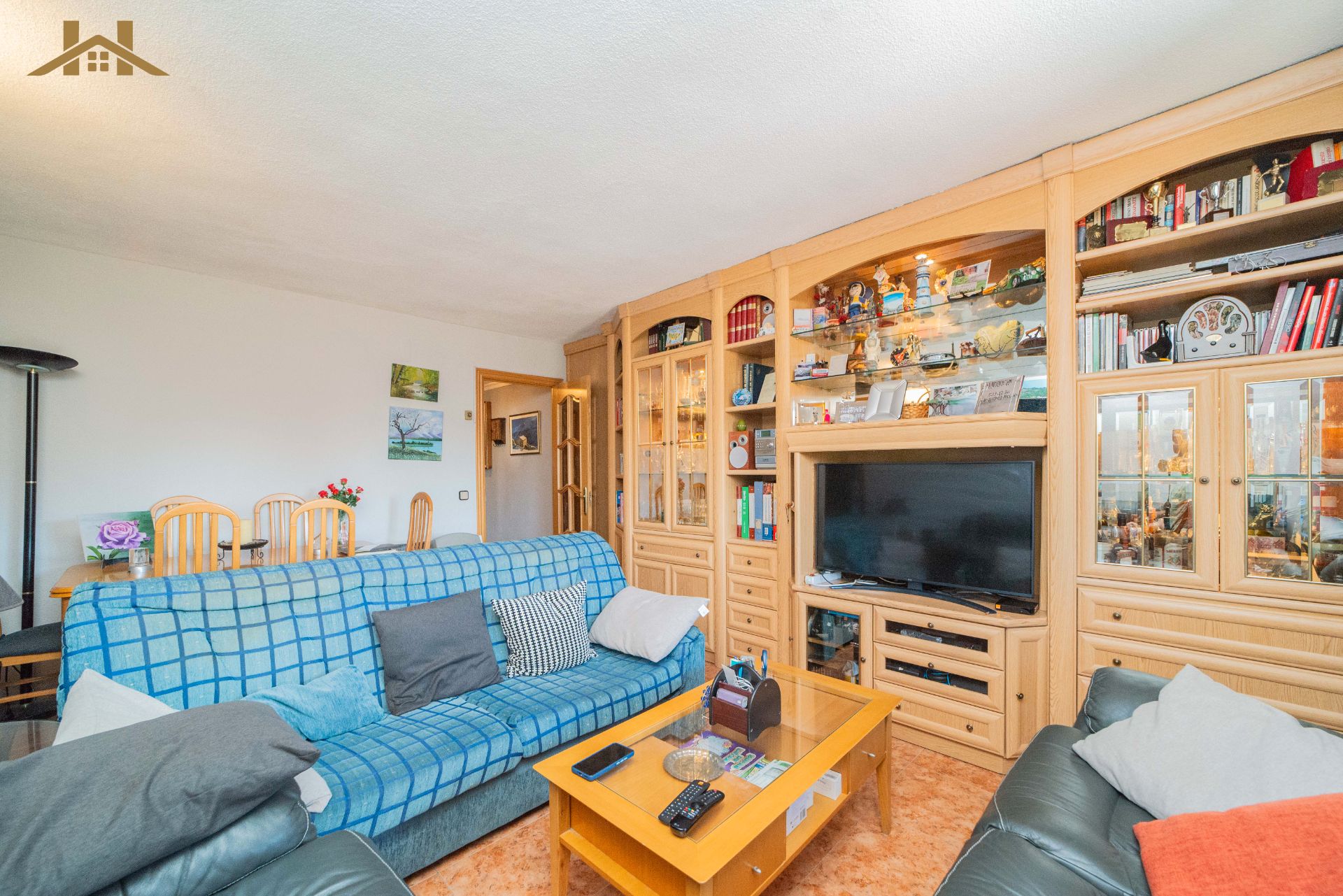 Sala d'estar de Pis en venda en Fuenlabrada amb Aire condicionat, Terrassa i Forn
