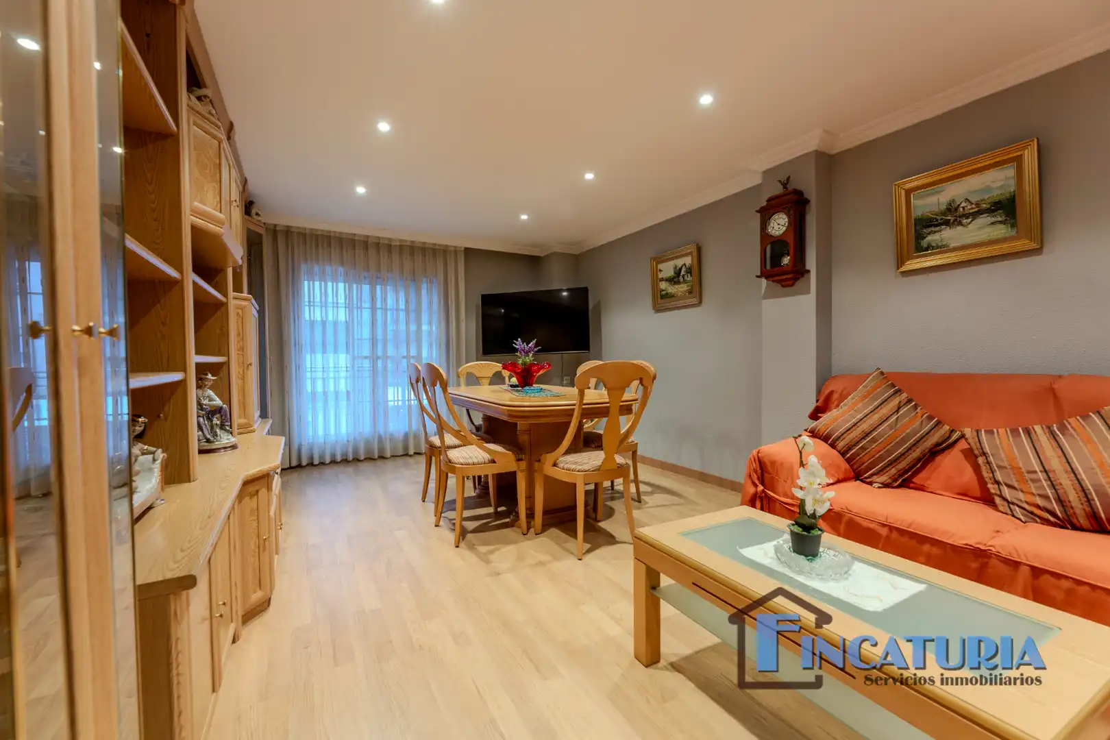 Wohnzimmer von Wohnung zum Verkauf in Mislata mit Klimaanlage, Parkett und Terrasse