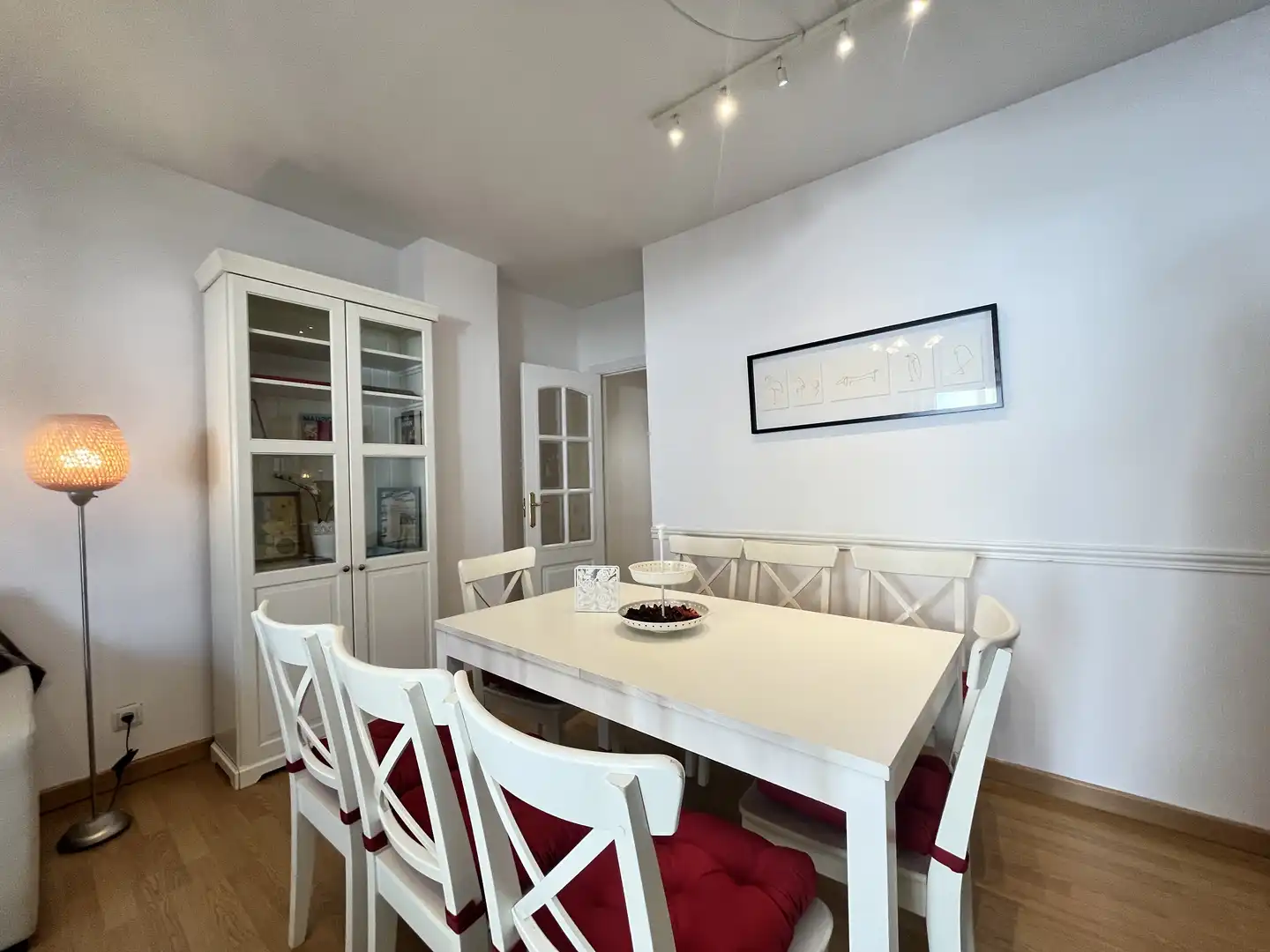 Comedor de Piso de alquiler en Madrid con Aire acondicionado, Terraza y Amueblado
