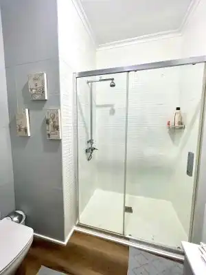 Bathroom of Houses for sale in Lepe  with Air Conditioner, Private garden and Terrace