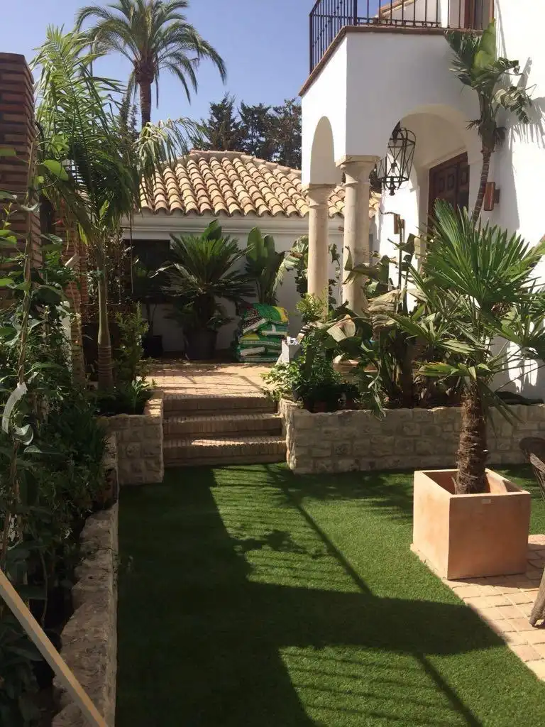 Garden of Houses for rent in Marbella  with Furnished