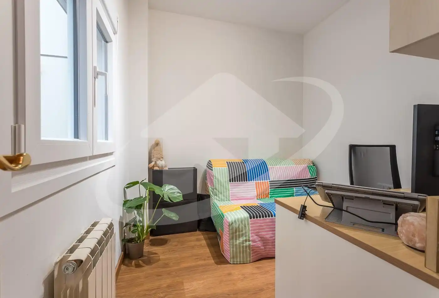 Schlafzimmer von Wohnung zum Verkauf in Sabadell mit Parkett, Terrasse und Abstellraum