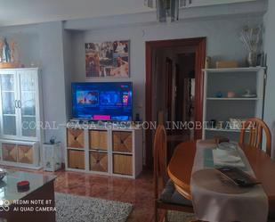 Living room of Flat for sale in Langreo  with Heating, Terrace and Storage room