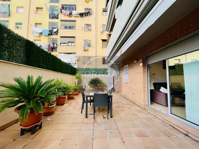 Exterior view of Flat for sale in Granollers  with Parquet flooring, Terrace and Storage room