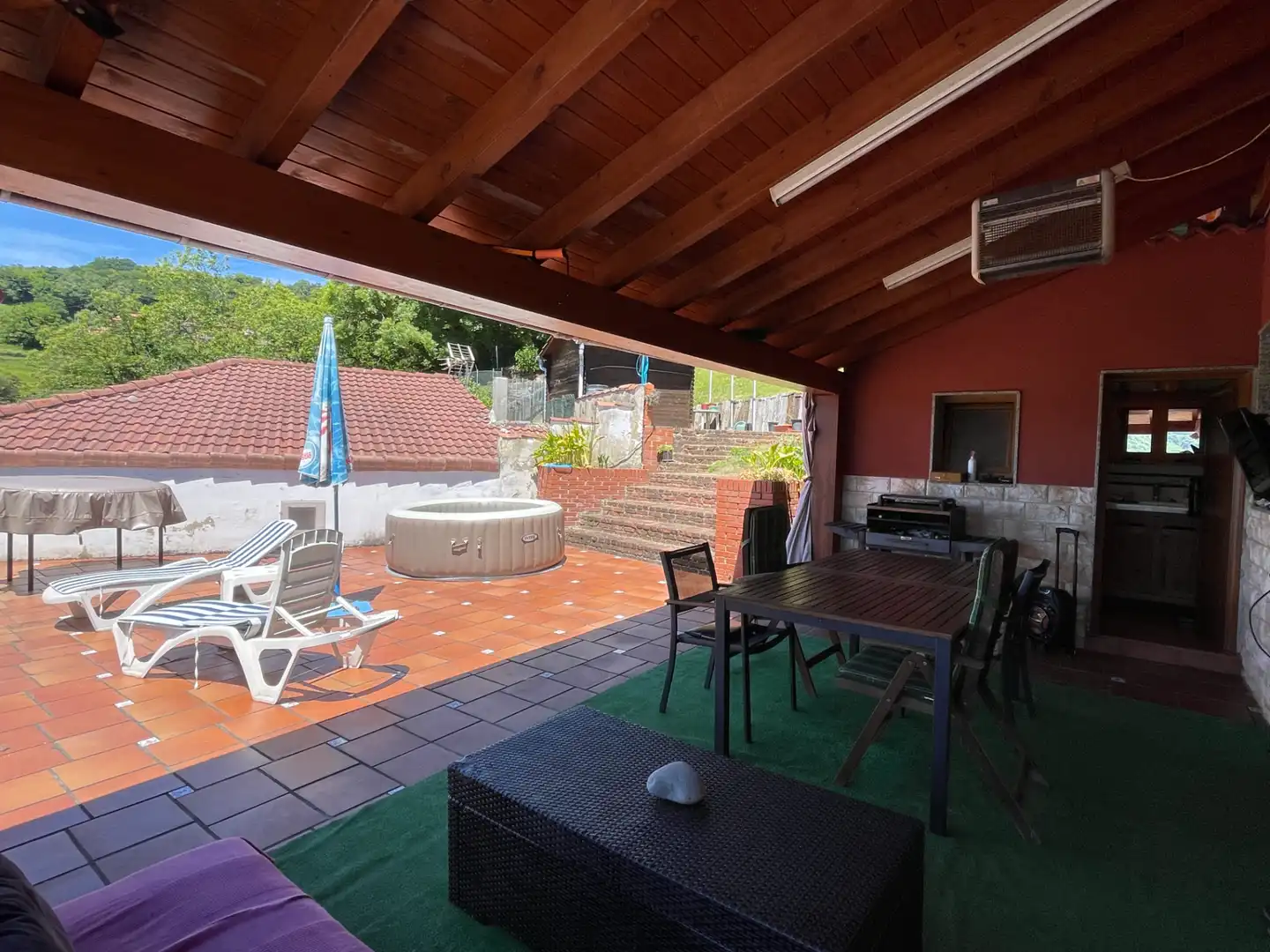 Terrace of Detached homes for sale in Mieres (Asturias)  with Heating, Private garden and Terrace