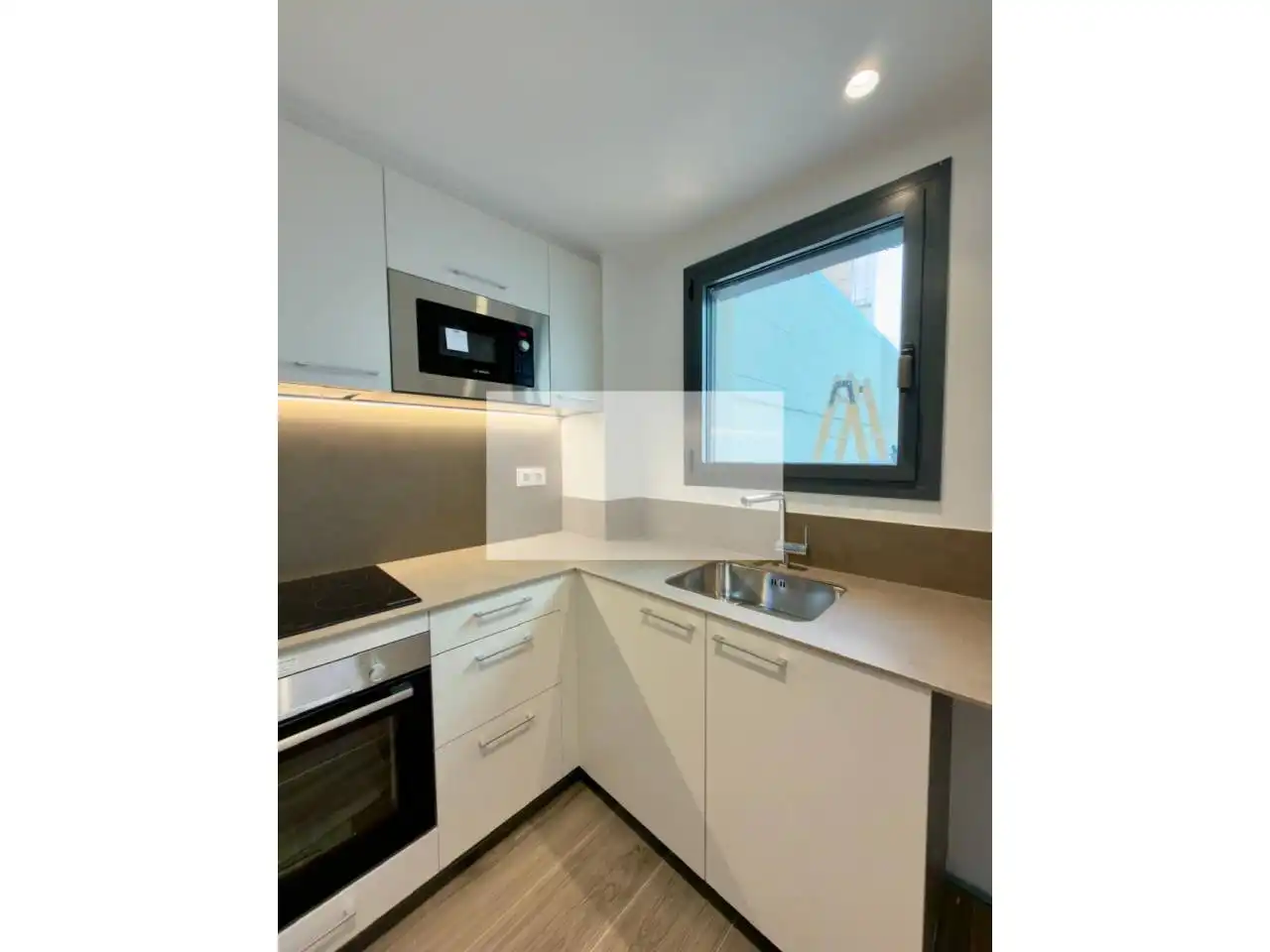 Cocina de Dúplex de alquiler en Sabadell con Aire acondicionado, Calefacción y Parquet