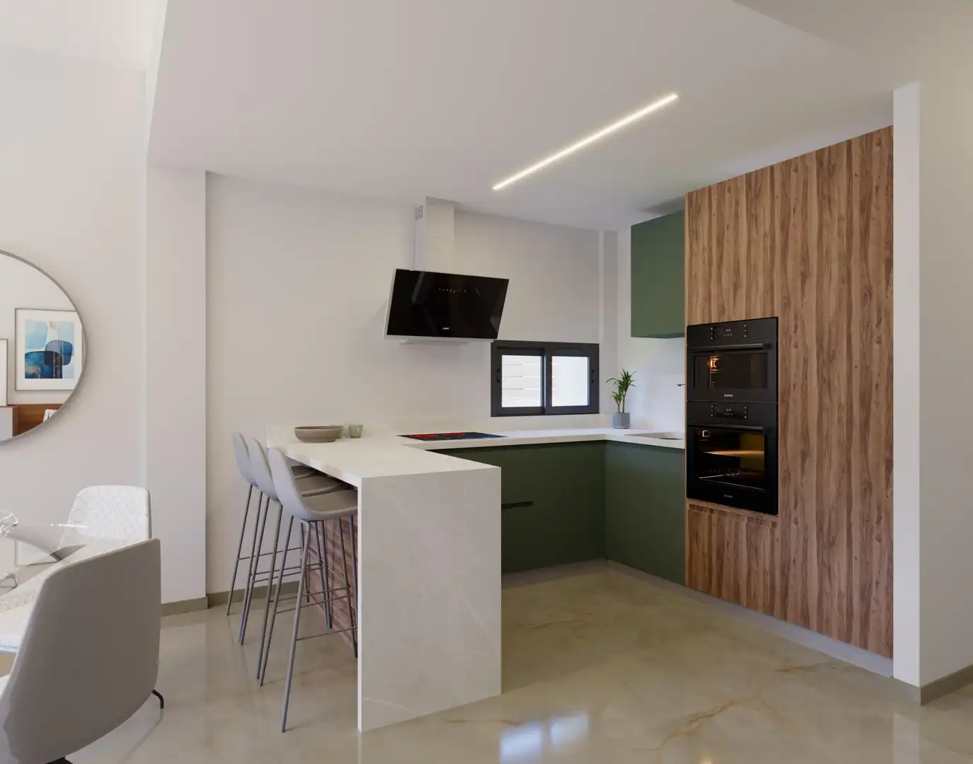 Cocina de Casa o chalet en venta en Algorfa con Jardín privado, Terraza y Piscina